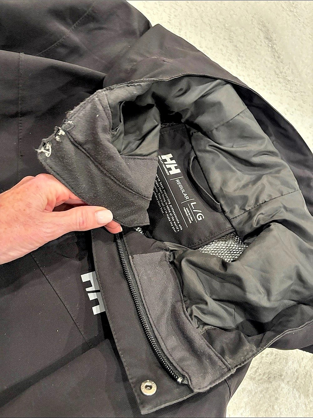 Helly Hansen Hooded Ski Jacket Black Large - Picture 6 of 9